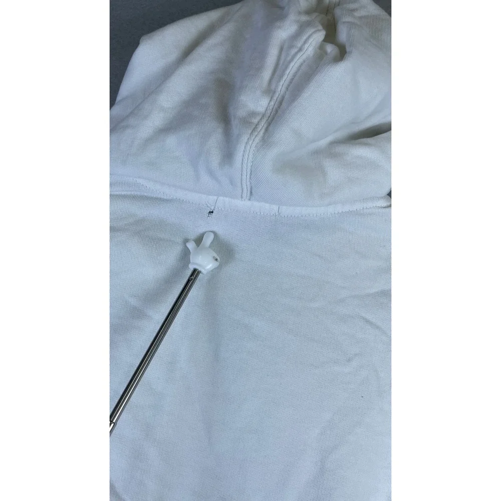 Polo Ralph Lauren Hoodie Mens S White Good Big Pony Full Zip Fleece Sweatshirt